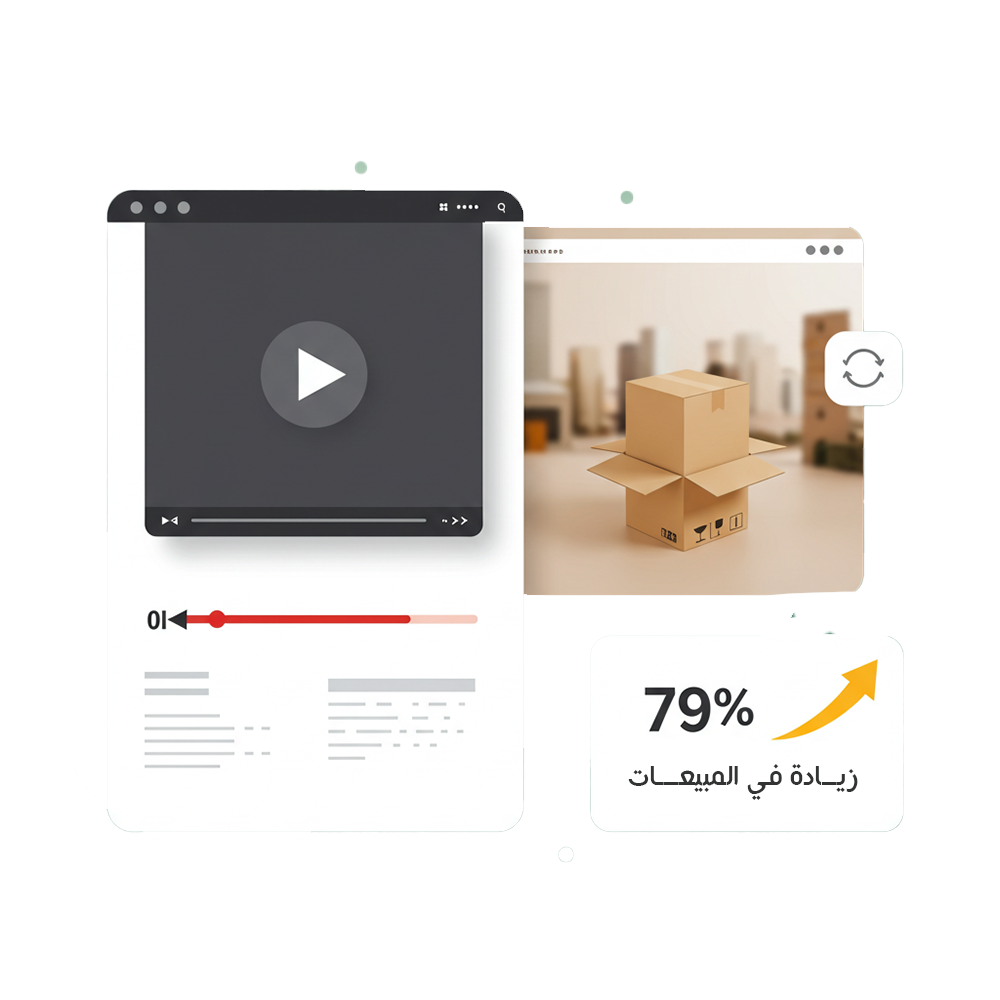 الزيادة في المبيعات