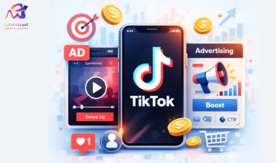 إدارة إعلانات تيك توك عبر شركة الموجات الذكية كأفضل شركة إعلانات في جدة