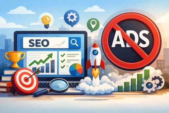 تصدر نتائج البحث في جوجل بدون إعلانات | خطوات عملية