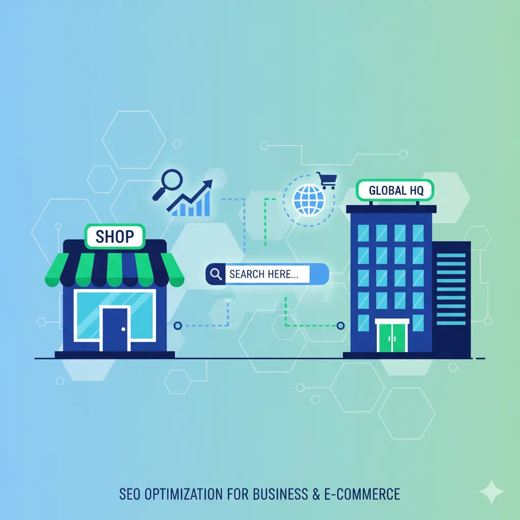 تحسين محركات البحث للشركات والمتاجر
